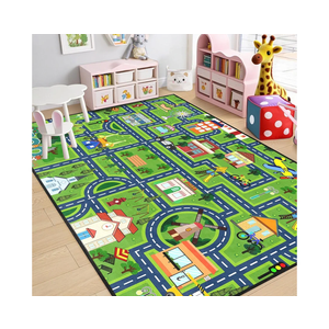 Kids Carpet City Play Mat - Cars Rugs for Boys Room Road Rug for Kids Car Track Rug for Bedroom Car Mat for Kids Toy Cars, 5x7 Feet