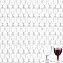 Thenshop 400 Pack 6 oz Disposable Plastic Wine Glasses with Stem, Clear Wine Glasses Cups for Weddings Birthdays Bridal Shower Party Favor