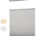 MYshade Top Down Bottom Up（TDBU） Cellular Shades, 1.5 inch Cordless Light Filtering Honeycomb Pleated Blinds for Windows Home Bedroom Office, Light Control, Thermal Insulated, 36" W x 72" H, Gray