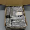 Pandaing 18 Pack Flameless Battery Operated LED Candles with Remote and Timer, Flickering Candles with Embedded Star String for Romantic Ambiance and Home Decoration, Stable Acrylic Shell (Grey)