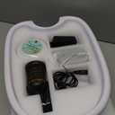 Ionic Foot Bath Detox Machine, Ion Foot Spa Detox Machine for Home Use, Ionic Foot Cleanse System with 100 Foot Bath Liners, 2 Ion Arrays