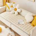 Dog Couch Cover Protector, Couch Cover for Dogs Washable, Pet Couch Covers for Sofa, Non Slip Dog Bed Sofa Cover (Beige, 27.6" x 82.7")