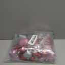 Duufin 45 Pieces Valentine's Day Heart Ornaments Heart Shaped Baubles Decorations Glitter Hanging Ornaments Decorations for Valentine, Christmas Tree (Red, Pink, Silver)