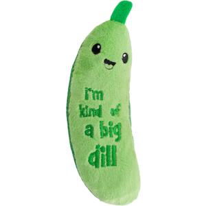 Catstages CrunchyPickleKickerCatToy Plush Crinkle Toy with Catnip and Dental Mesh, 6.5"  (Pack of 1)