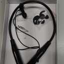 Neckband Bluetooth Headphones6.0 Bluetooth 120 Hours PlaytimeIPX7 Sports Waterproof Earbuds with Microphone Noise Cancelling with TF Card Slot HiFi Stereo (Black)