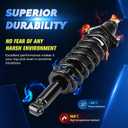 Rear Springs Strut Shock Absorber for Dodge Caliber 2007-2012, Jeep Compass Patriot 2007-2016, Replace 172401, Left & Right, 2PCS
