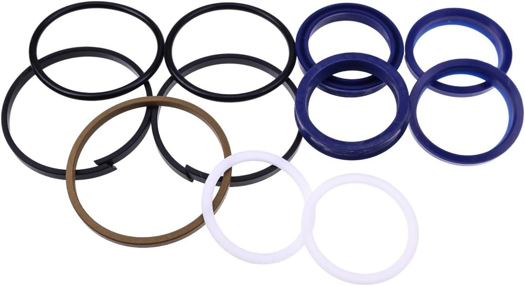 IEQFUE Power Steering Cylinder Seal Kit 83957762 Compatible with New Holland TB80 TB85 TB90 TB100 TB110 TB120 6610S 7610S 8010 CAR49101 S.12911 Ford 6610 7710 7610 5610