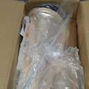 SHOHAYTO 2 Pcs 22" Tall Gold Vases Metal Flower Arrangement Stand, Versatile for Centerpieces, Decoration for Table, Party, Wedding