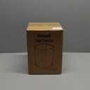 EmoH Small Bathroom Trash Can 2.1 Gallon /8-Liter Wastebasket, Modern Matte Black Stainless Steel Garbage Bin for Bedroom, Home Office, Toilet, RV, Under Sink, Near Desk