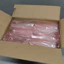 JLYLOL 12 Pcs Pink Plastic Champagne Flutes 6OZ Large Ribbed Champagne Glasses Toasting Glass Plastic Goblets for Parties Vintage Mimosa Bar Glasses Elegant Stemmed Drinking Cups for Wedding Bride