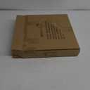 Vintage Desk Makeup Mirror, 12" L x 7.9" W Antique Gold Vanity Table Mirror, Metal Framed Rectangular Small Standing Mirror with Beaded, 360 Adjustable Rotation for Tabletop, Bedroom