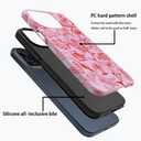 Case for iPhone 16 Pro Max,Frosted Case for Women Girls,Drop Scratch Protective Cover-Sea Life Ocean Shark Marine Pink
