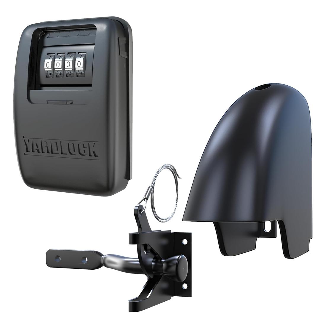 Gate Lock XLB – Secure Keyless Fence Lock and Latch with 2-Way Access – Strong Durable System for Theft Prevention and Home Security, Easy Installation on Wood or Vinyl Gates/Fences (XLB – 1 Pack)