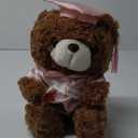 Graduation Bears 2025 Plush Stuffed Animal Bear with Gown Cap Tassel Set Cute Brown Graduate Gifts Stuffed Animal Doll Plush Toy for Graduation Party Supplies(13.8 Inch,Pink)
