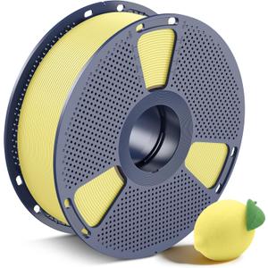 SUNLU PLA 3D Printer Filament PLA Filament 1.75mm, Neatly Wound 3D Printing Filament 1.75mm, Dimensional Accuracy +/- 0.02 mm, Fit Most FDM 3D Printers, 1kg Spool (2.2lbs), Lemon Yellow