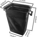 532400226 Lawn Tractor Grass Catcher Container Bag for for Husqvarna Poulan AYP Craftsman 960730028, 966529103, G483ST, RZ30, RZ3016 Dixon Riding Lawn Mowers (2 Pack)
