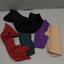 voenxe Women Underwear Cotton Hipster Breathable Bikini Full Coverage Panties Comfortable Low Rise Ladies Briefs 5 Pack (Medium, Vintage)