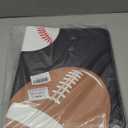 Football Card Binder, 9 Pocket Sports Card Binder, 720 Double Sided Pocket Waterproof Binder, Baseball trading cards Zipper Album, Expandable, Compatible with Gaming Cards, Yugioh, MTG and Other TCG (Sports Theme, Three balls)