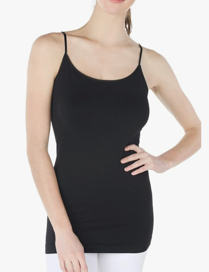 NIKIBIKI Women Seamless Basic Camisole, Made in U.S.A, One Size