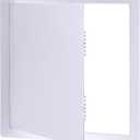 QWORK Access Panel for Drywall - 18x18 Inch Plastic Access Door, Removable Wall Access Panel Compatible with Plumbing & HVAC Systems