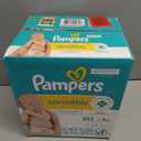Pampers Baby Wipes Sensitive, Water Based Hypoallergenic and Unscented 504 Total (6 Flip-Top Packs)