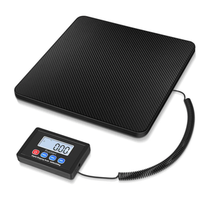 Fuzion Shipping Scale, 440LB x 10g High Accuracy Postal Scale, Hold/Tare Function, Digital Shipping Postal Scale for Packages, Postage, Luggage, Mailing, Battery & AC Adapter Included