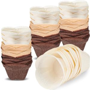 Gejoy 300 Pcs Lotus Tulip Cupcake Liners Baking Muffin Paper Baking Cups Cupcake Liners Holders Cupcake Wrapper for Party, Wedding, Birthday, Christmas, Baby Showers, 3 Colors (Delicate)