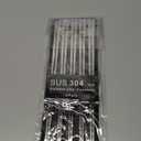 Metal Chopsticks Reusable 5 Pairs Stainless Steel Chopsticks Dishwasher Safe Square Lightweight Non-Slip Chop Sticks Present Set (Silver)