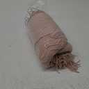 BOURINA Pink Throw Blanket 50x60 Inches Throw Textured Solid Soft Sofa Throw Couch Cover Knitted Decorative Blanket