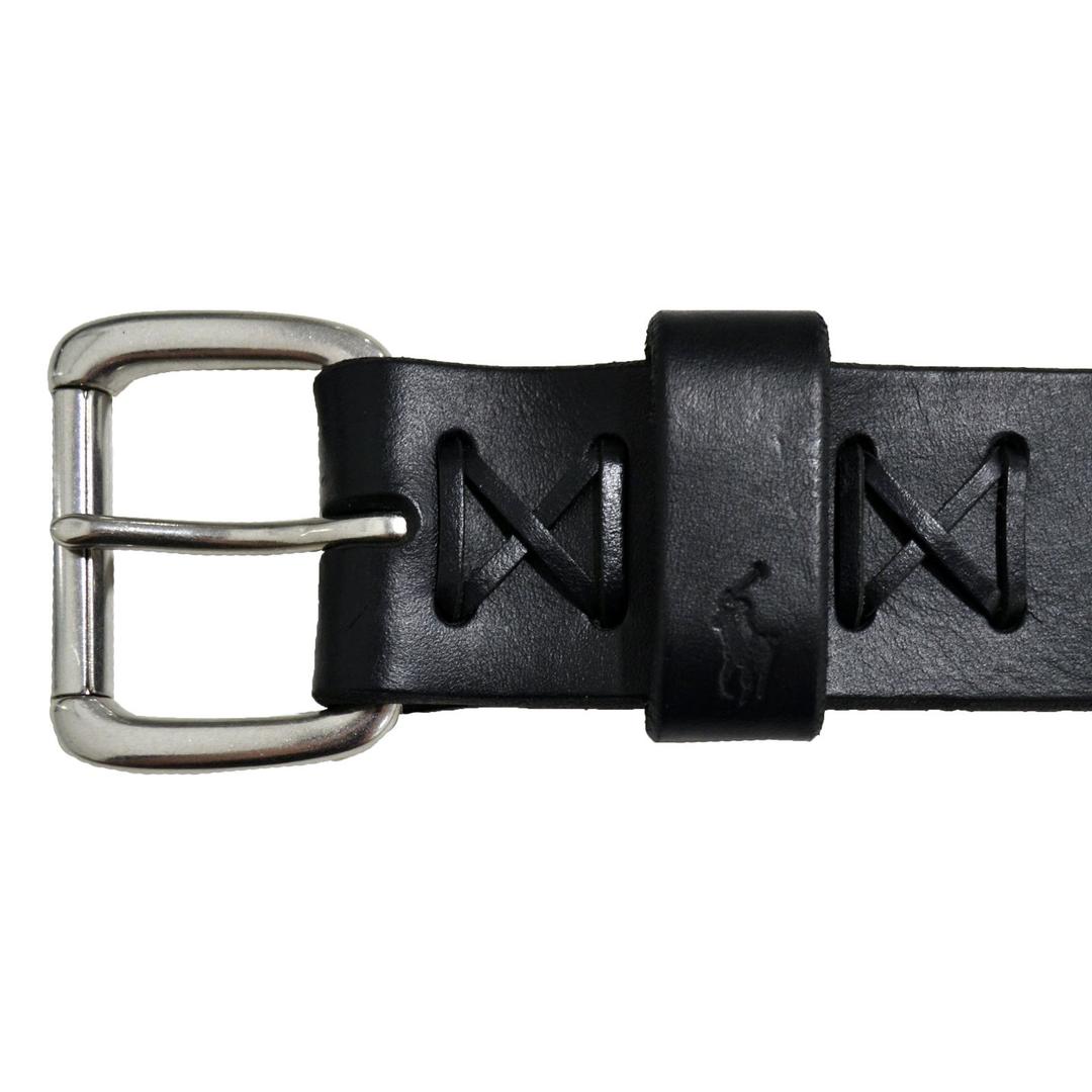 Polo Ralph Lauren Mens Leather Belt 32 Black
