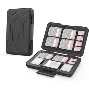 SMALLRIG Memory Card Holder Case 15 Slots, Water-Resistant for SD Card, Micro SD Card, CFexpress Type A/Type B Card, XQD Card - 3192