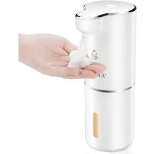 Secura Foaming Soap Dispenser, 10oz/300ml Touchless Automatic Dispenser with Adjustable Volume Control, Rechargeable Hands Free Dispenser for Kitchen, Bathroom