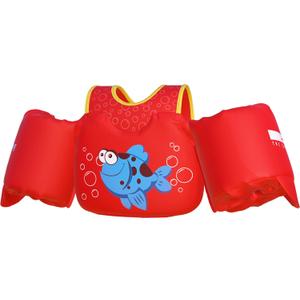 Dark Lightning Toddler Swim Vest for Kids Ages 2-7, Kids Floaties with Arm Wings, USCG Approved Pool Swim Vest for Boys Girls, 33-55 lbs (Fish) One Size