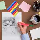 6 Pack Foam Grip Tubing Utensil Foam Tubes Grip Multicolor Padding Handle Grips Soft Comfortable Adaptive Utensils Tools and Pens for Elderly Disabled Handicapped Supplies