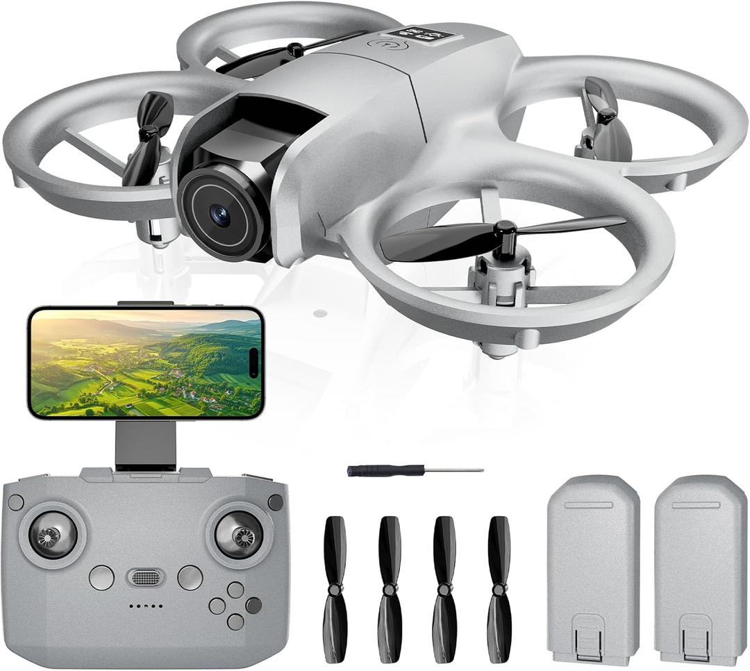 Drone with Camera 1080HD， Features One Key Takeoff/Landing, Altitude Hold, Headless Mode, 3D Flips, Trajectory Flight，3 Speed Modes, Easy to Fly for Beginners
