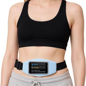 Insulin Pump Belt, No-Bounce Insulin Pump Holder Compatible with Tandem t:Slim/t:Slim X2, Medical Expandable Waist Pouch, Adjustable Diabetic Band Accessories, Diabetic Supplies (Blue)