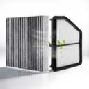 Engine & Cabin Air Filter for Honda Civic 2016-2026 2.0L, HR-V 2023-2026 HRV 2.0L (Not Fit Civic Hatchback) Air filter for Car Replacement CF11182 CA12051 Automotive Accessories- 2 Pack