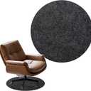 Recliner Pads for Hardwood Floors, 27.5 Inch Non-Slip Furniture Pads, Round Under Chair Mat Recliner Floor Protectors for Recliners, Swivel Chairs 1 Pack
