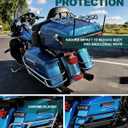 MoKitDora 2023-up Touring Saddlebag Bracket Guard Bar Rails for Harley Road Glide FLTRX/CVO FLTRXS/ST FLTRXSTSE/RR FLTRXRRSE/Street Glide FLHX/CVO FLHXSE/Ultra FLHXU, Chrome
