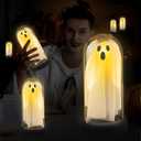 Betrihyes Halloween Decorations Indoor for Ghosts Lights,Cute Ghosts Decor with Holiday Party Gifts,Spooky Ghost Battery Powered Halloween Lights for Home/Garden/Mantel/House Decor 5 Pack