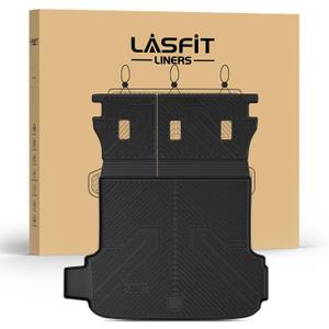LASFIT Cargo Mat with Backrest Mat for Subaru Outback 2026, All Weather TPE Custom Fit Easy Clean Cargo Liner with Seatback Mat for Outback 2026 Trunk Liner