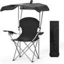 Simple Deluxe Portable Camping Chair, Lightweight Folding Chair for Camp, Outdoor Chair for Adults, Sports, Beach, Hiking, Backpacking, Garden