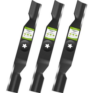 532180054 180054 Lawn Mower Blade for Husqvarna Craftsman 48 Inch Zero Turn Mower, High Lift 5-Point Star Mulching Lawn Mower Blade, YTH24V48 YTH24K48 YTH2348 Craftsman CMXGZAM110149 (3 Pack)