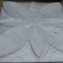 WOWSTAR 12-Pack 24"x24" Drop Ceiling Tiles, Waterproof Glue Up Ceiling Decor, White