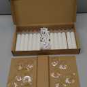 Homemory 12PCS Christmas LED Window Candles with 6h Timer, 2X Brighter Flameless Taper Candle with Suction Cups Battery Operated for Window, Flickering Candlesticks for Christmas Home Wedding Decor