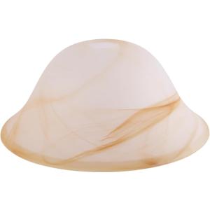 Alabaster Antique Glass Lamp Shade for Floor lamp12" Diameter x 5.1" HighPendant lamp ceiling fan light Floor Lamp Replacement Parts, Diameter 12inTall 5.1in