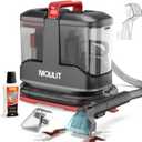 Portable Carpet and Upholstery Cleaner Machine -15Kpa Strong Suction for Rug, Couch, Car, Pet Stain, Carpet Cleaning Machine with 2 Brush Heads & Self-Cleaning SystemFurniture Cleaner for Home