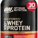 Optimum Nutrition Gold Standard 100% Whey Protein Powder, Strawberry Banana, 2 Pound (EXP 04/02/28)