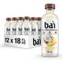 Bai Antioxidant Infused Water Beverage, Puna Coconut Pineapple, with Vitamin C and No Artificial Sweeteners, 18 Fluid Ounce Bottle, 12 Pack, Best By 08, 2025