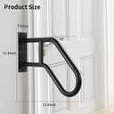 ROTHLEY Hand Rails for Outdoor Steps,Hand Rails for Elderly Porch Railing Deck Hand Rail Wall Mount Stair Hand Grab Bars U-Shape Safety Handle for Garage